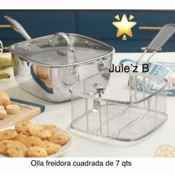 Princess House. Olla Freidora De 9 Qts Nueva En Su Caja 