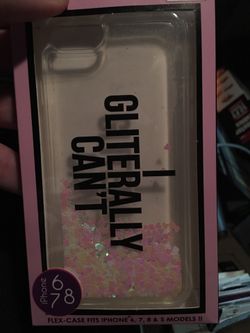 Cellphone cover- -fits iPhones 6,7,8 & S models