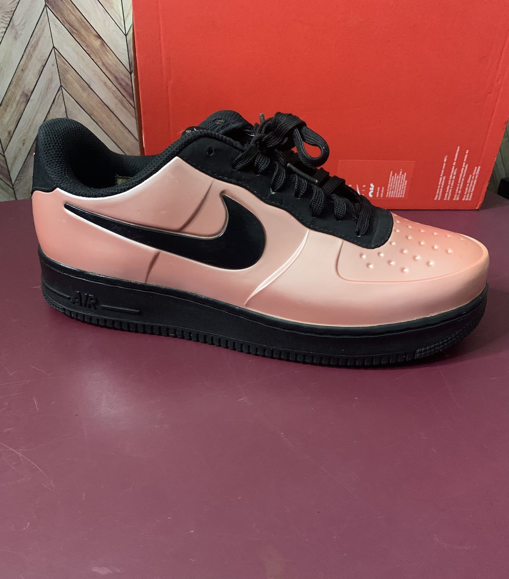 Size 9 - Nike Air Force 1 Foamposite Pro Cup Coral Stardust(worn 2 times)