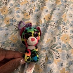 Ty Hooks Into Key Chain,  Backpack, and a Purse. 