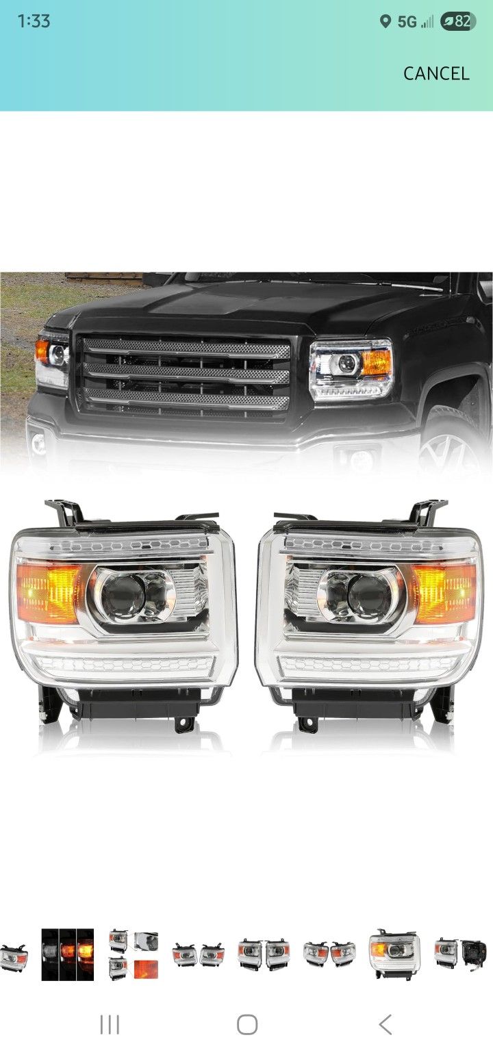 GMC Headlight Assembly 