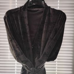 Bebe Brand New Super Soft Gray Short Robe Size Medium