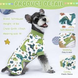 XPUDAC   Dog Pajamas Comfy Strechy Doggie Pjs Puppy Clothes For Small Medium Dogs Boy Girl Cat Pet Outfits, 2XL