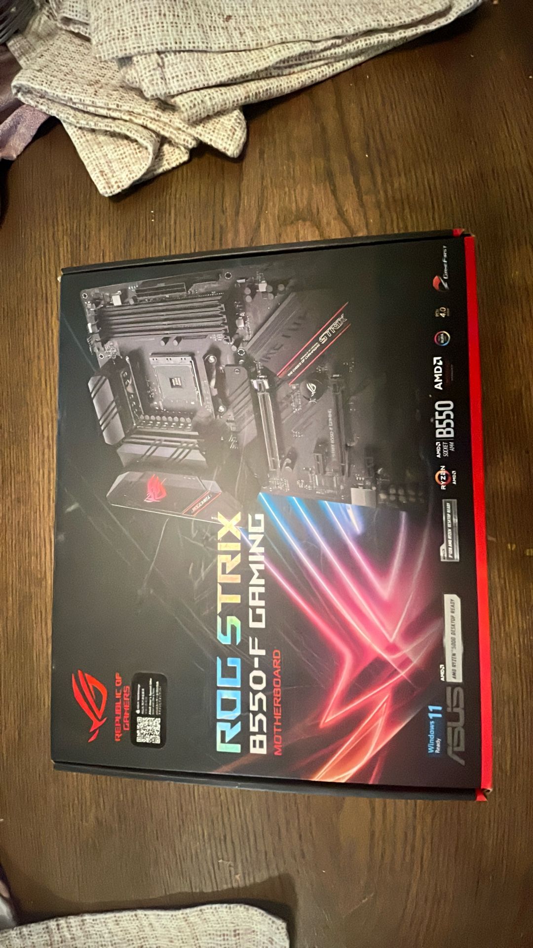 ROG STRIX B550-F GAMING MOTHERBOARD