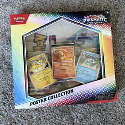Prismatic Evolutions Poster Box Pokemon 