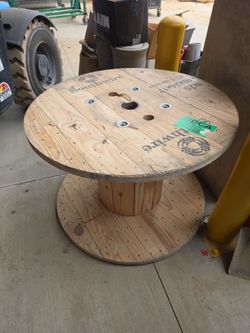 Wood spool