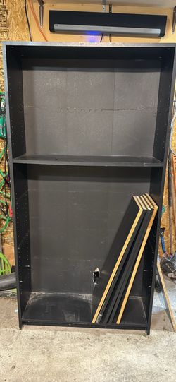 Black bookcase 3ft x 6ft