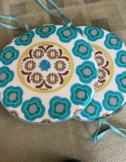 Anthropologie reversible outdoor seat cushions