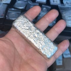 10oz Poured Silver 