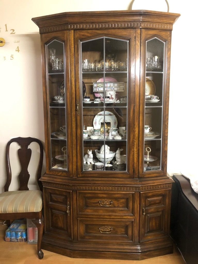 China with cabinet.