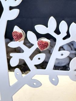Swarovski Heart-Shaped Stud Earrings