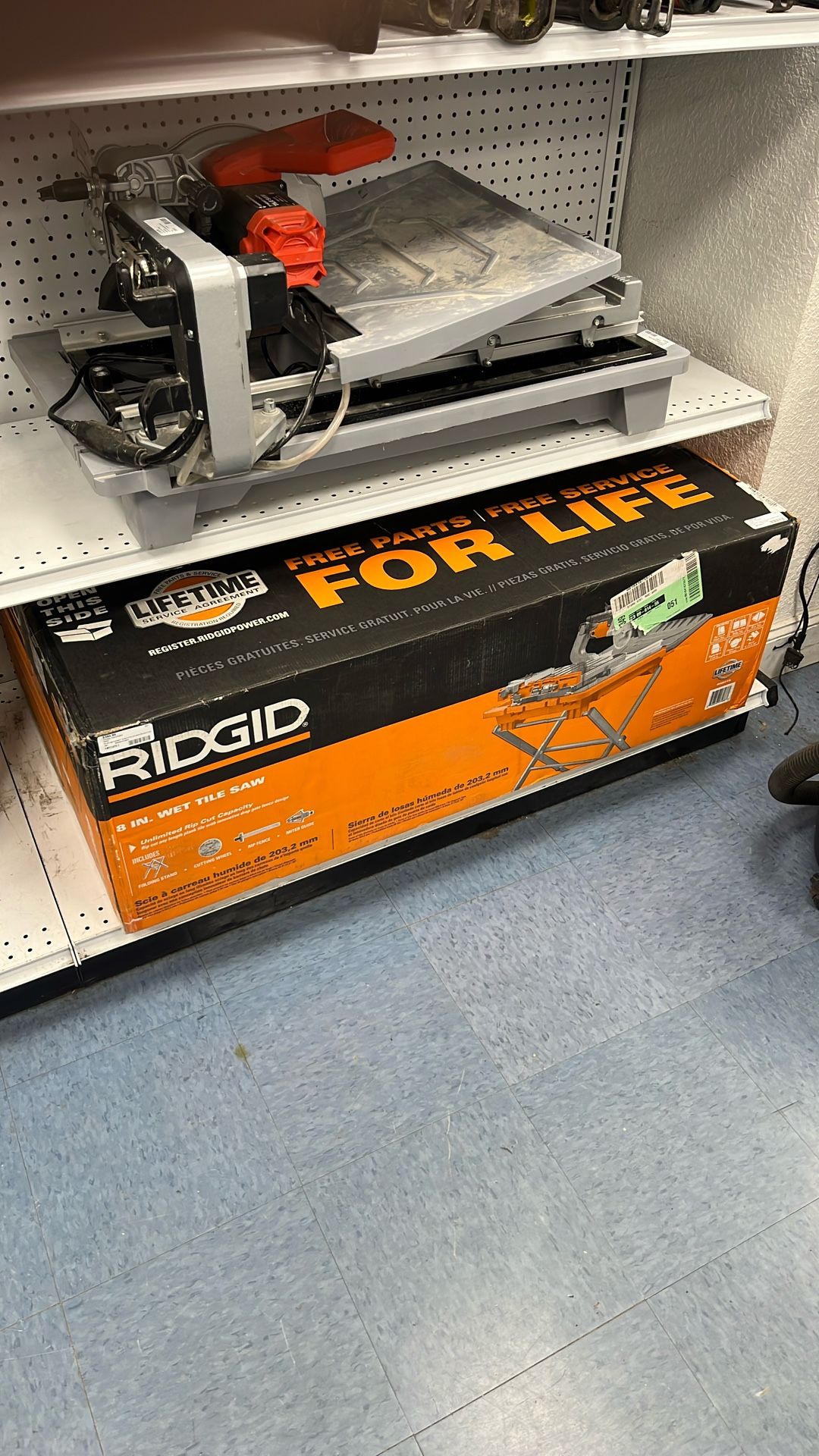 Ridgid 8” Wet Saw