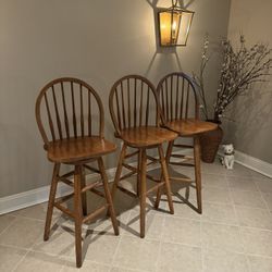 Cherry Barstools X3