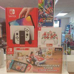 OLED Nintendo Switch With Mariokart Live Home Circuit And Controller Games On Finance With Just $29 Down Payment No Credit Needed 