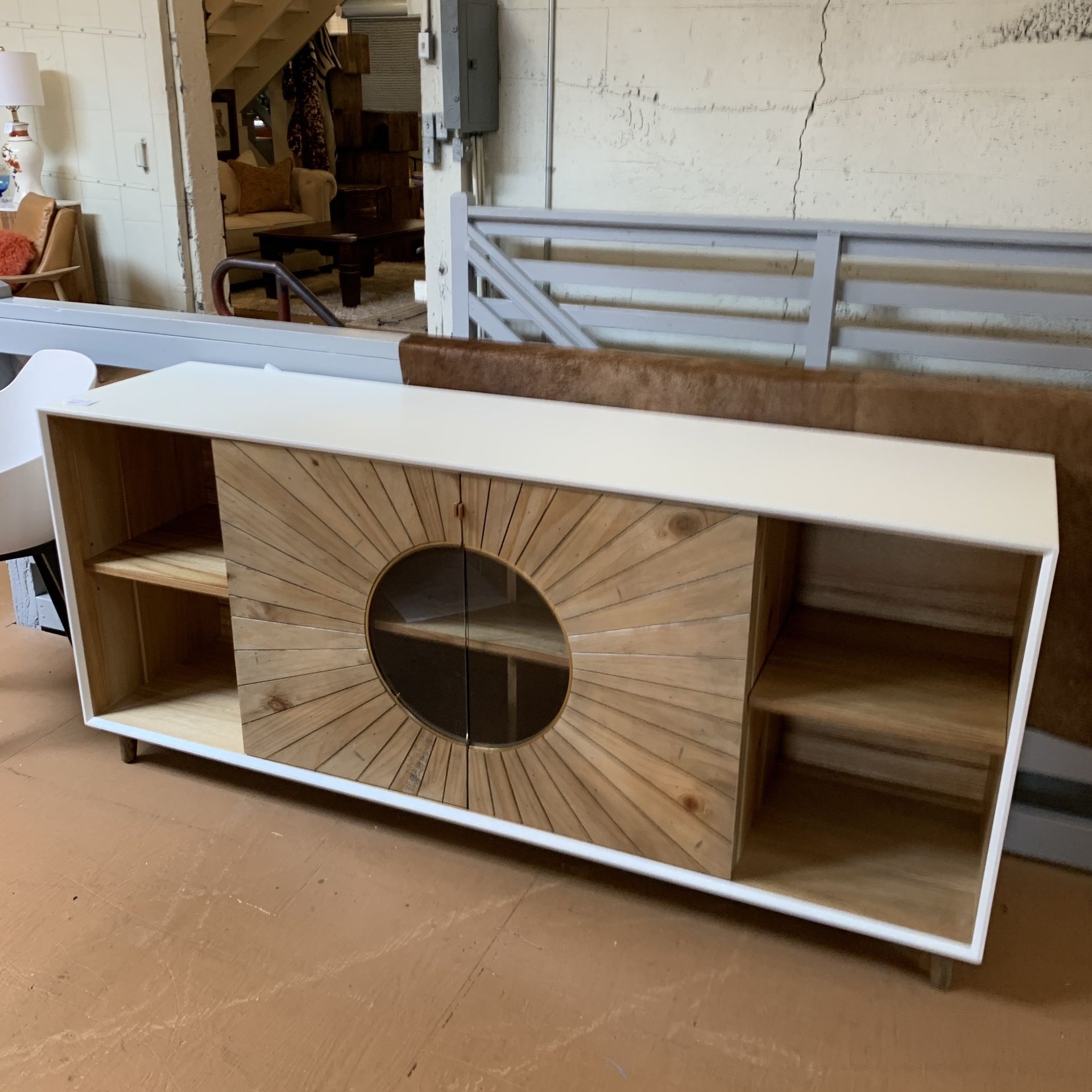 Wood Pattern Front Sideboard