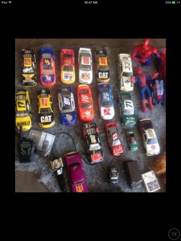 Lot of Old NASCAR and Toys, in Good Condition