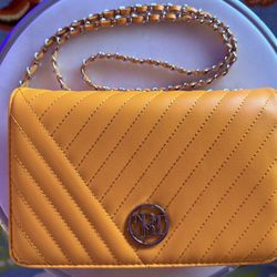 Badgley Mischka Crossbody and Two Wallets *YELLOW*