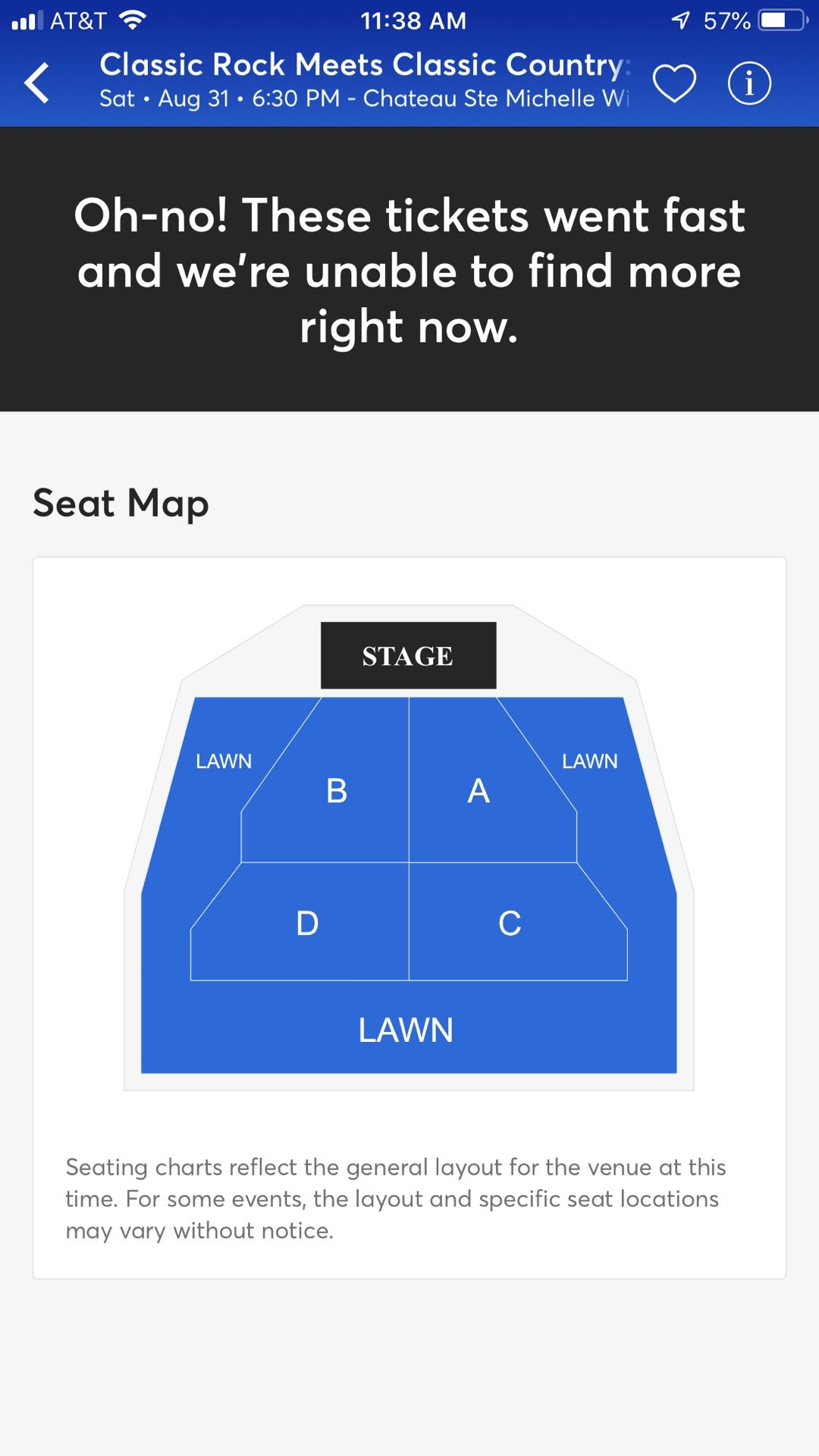 2 GA tickets to Steve Miller - Sat Aug 31 2019