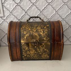 Metal And Wood Chest