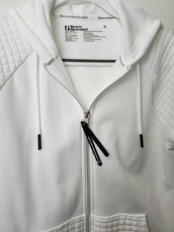 New men sports illustrated white jacket