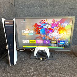 Ps5 Digital 1TB Console with Controller and Cables
