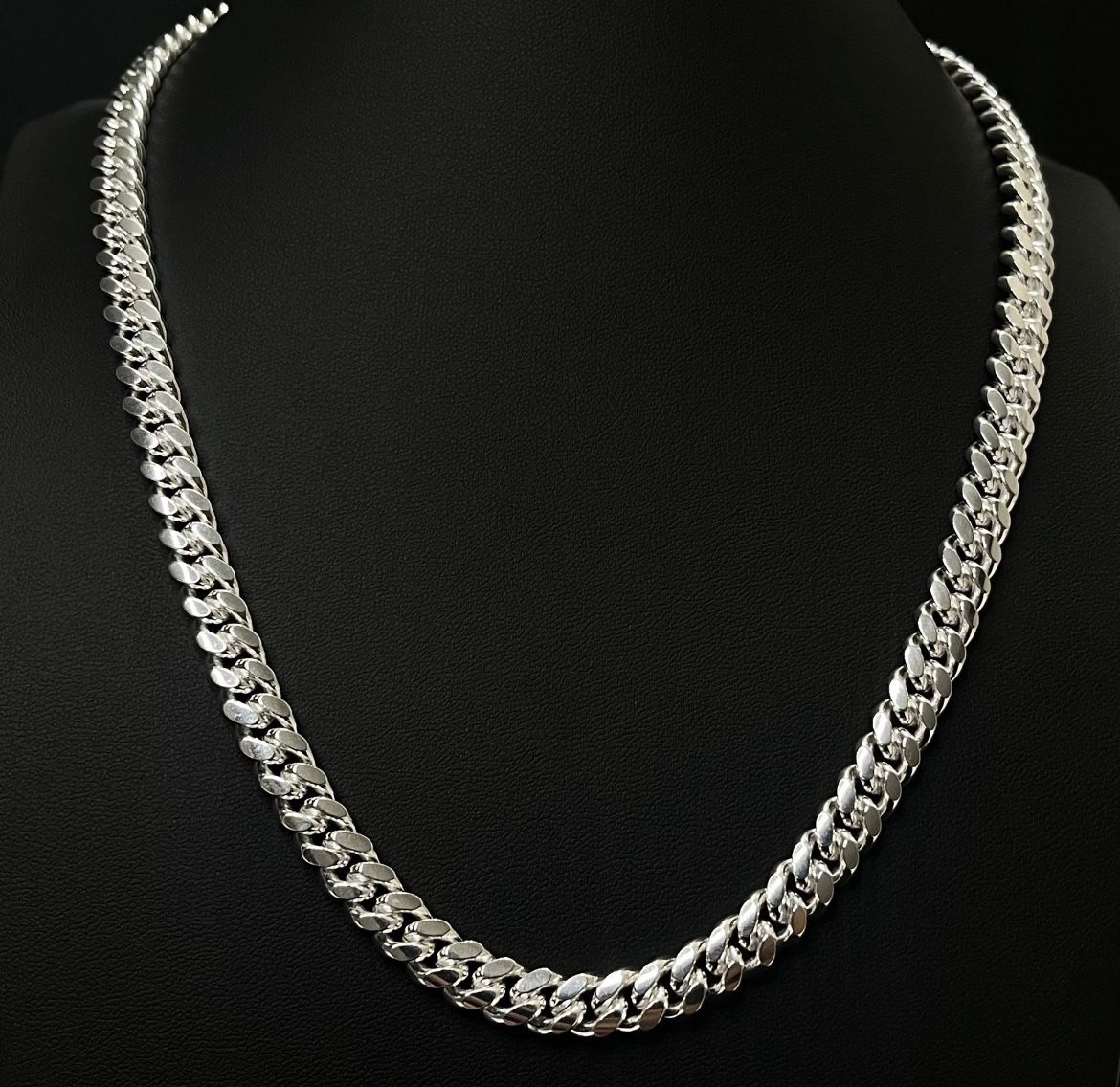8.5MM Sterling Silver Miami Cuban Link Chain