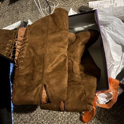 Thigh High Boot Heels