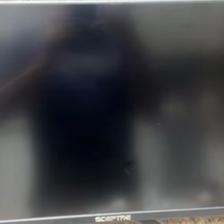 Scepter 27 inch monitor works perfect with cables and screen is adjustable up and down