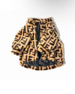 FF Faux Fur Dog Coat
