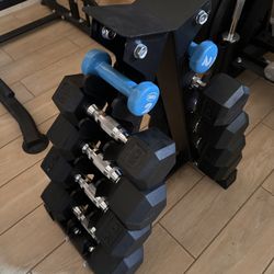 Dumbbell Dumb Bell Weight Rack Exercise 