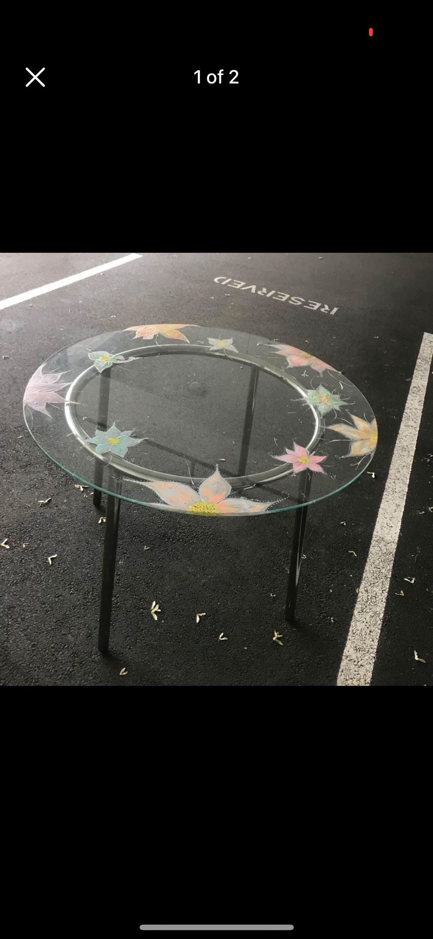 glass dining table