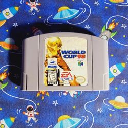 World Cup 98 Nintendo 64 N64 Authentic Tested Saves Polished Pins 