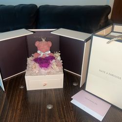 Birthday, Anniversary Gift - Cute Gift Jewelry Box with Card and Bag