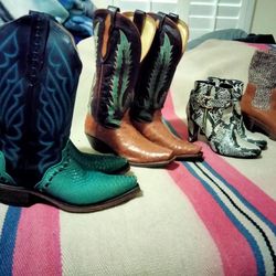 Ostrich Boots