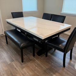 New Dining Set Black Financing Available $54 Down payment 