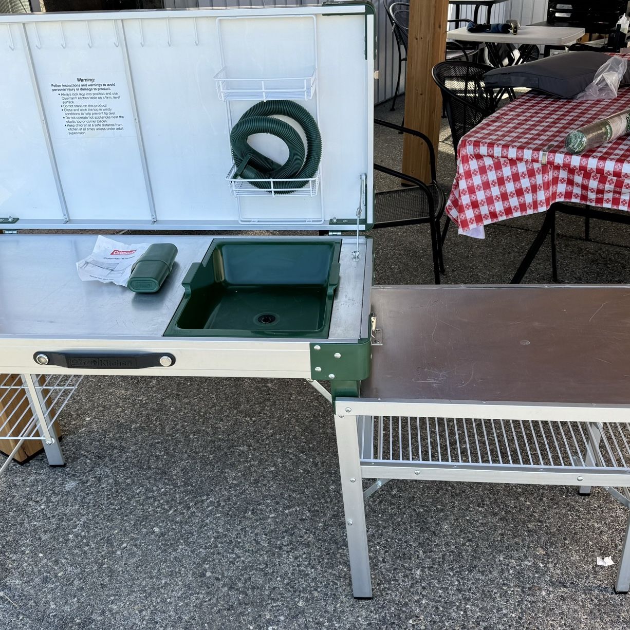 Camp Kitchen Table Coleman Kitchen Stand OZtrail Compact Camp Kitchen