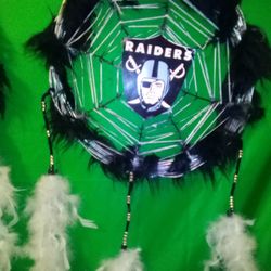 Dream Catcher ---Raders &  San  F  49ers. / No Metal Or Plastic Rings / Size  Varies 