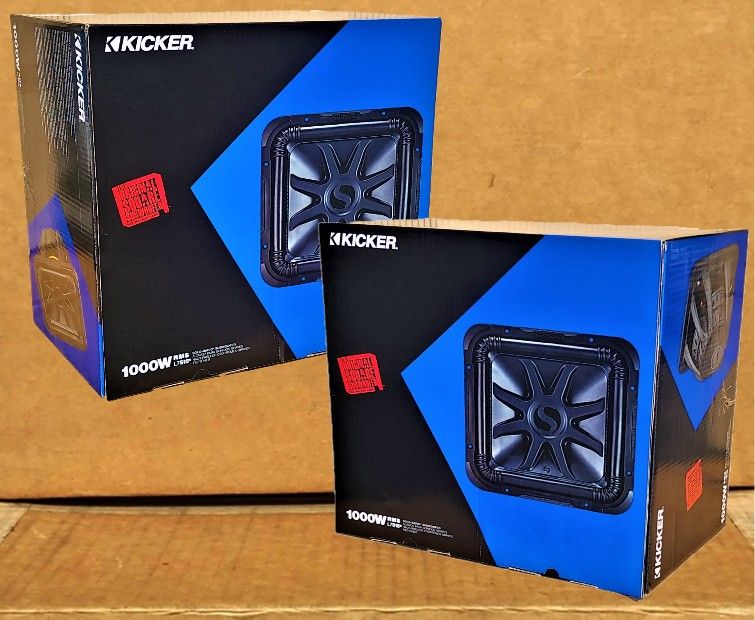 Kicker 44L7S154 L7 Solo-Baric 15" Dual Voice Coil Subwoofers 4000 Watts L7S15 Package 🚨 No Credit Needed 🚨