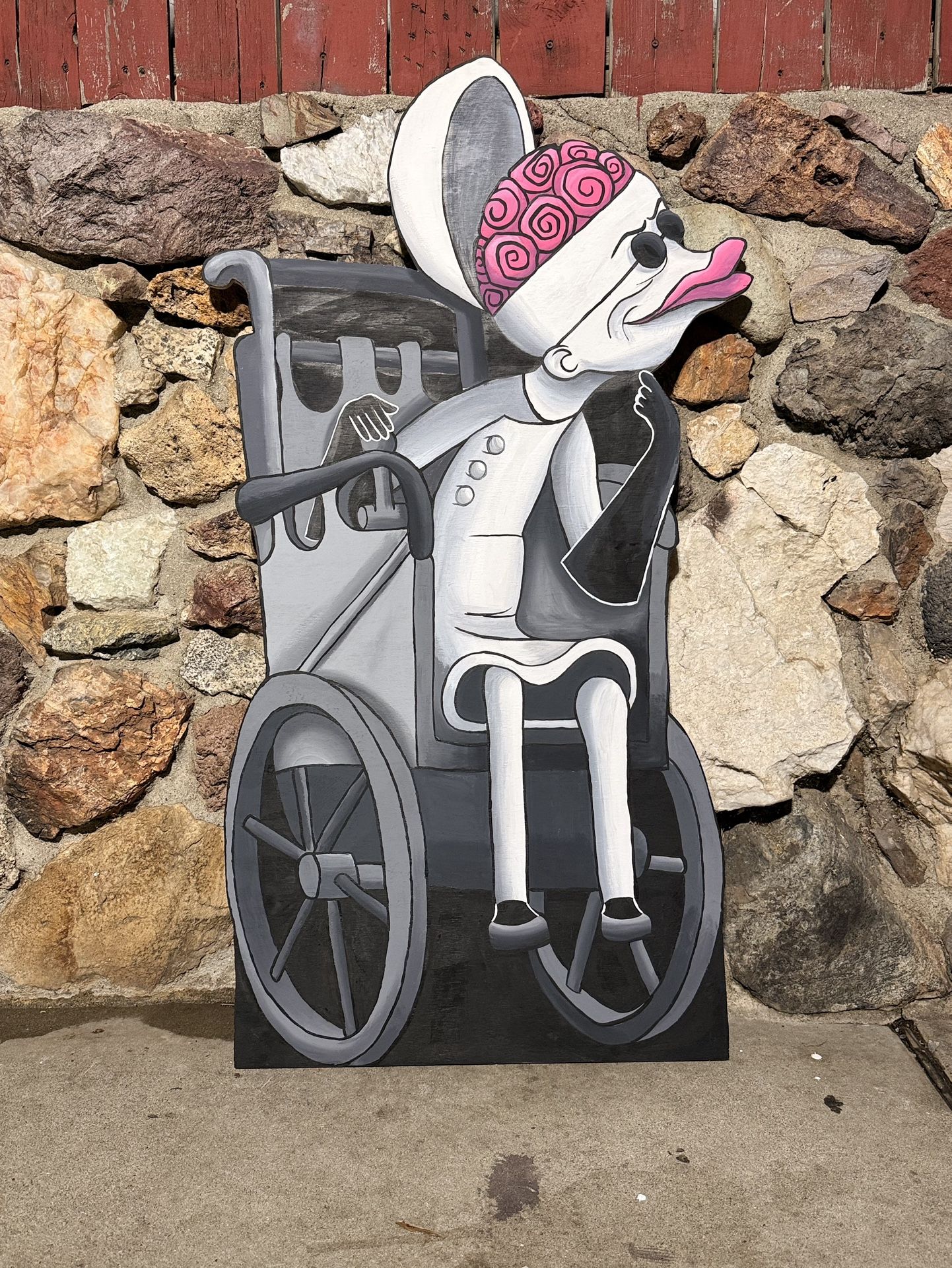Nightmare Before Christmas Dr Finkelstien Wood Art