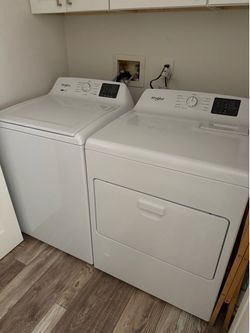Brand new Whirlpool washer & dryer