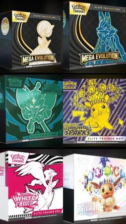 Pokémon Elite Trainer Box  variety available lot Tcg cards scarlet sealed violet
