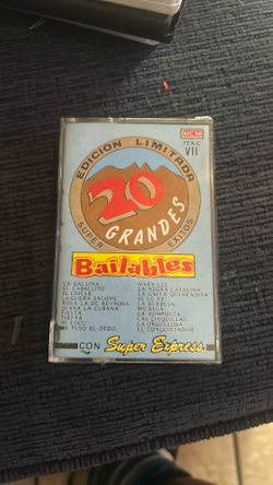 20 grandes bailables Casete