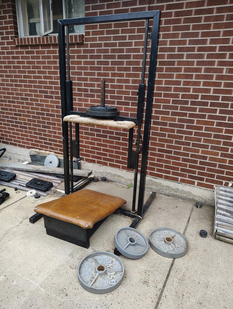 Vertical Leg Press 160lb  weights 