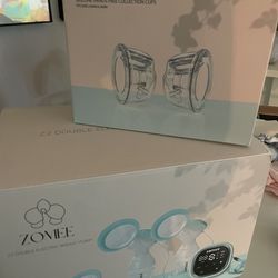 Zomee Z2 Hands free Double Breastpump  (open Box)