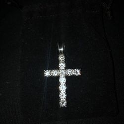 Diamond Cross Pendant 