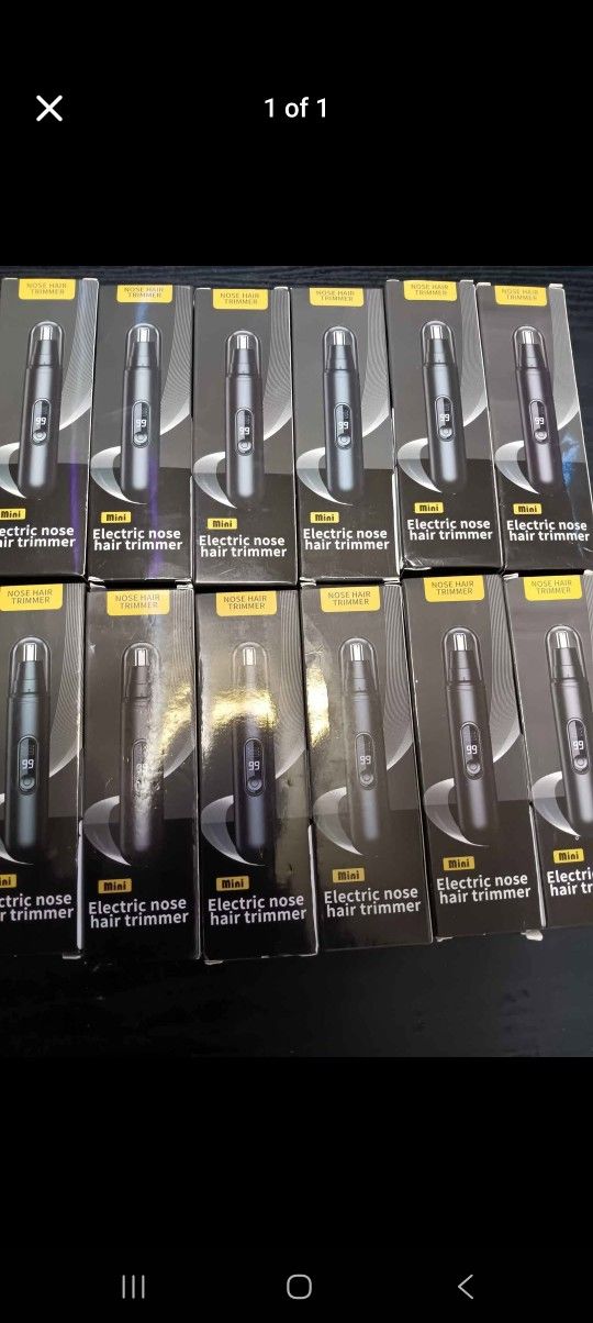 MINI ELECTRIC NOSE TRIMMERS (EACH)