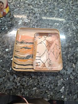 Stainless Steel Plates 2 Set