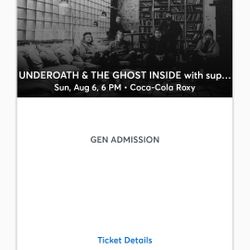 Underoath Tickets 