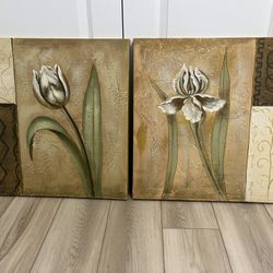 Wall Pictures - Like New 22” X 22”