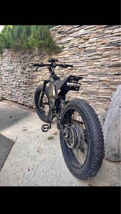Stealth Bomber 72v e-bike 57mph